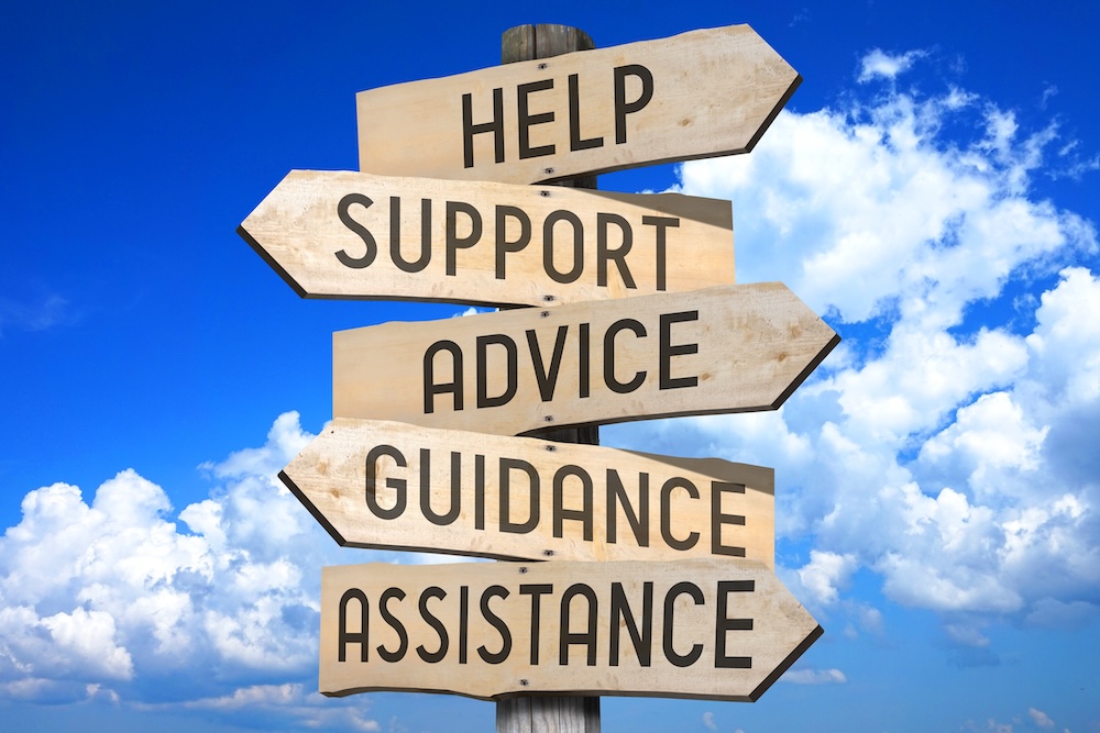 Signpost - customer support